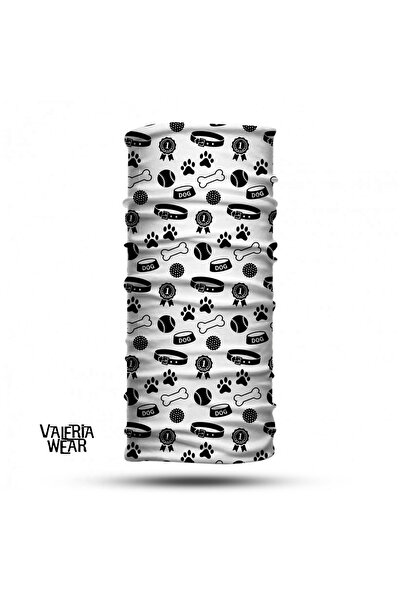 Vwear الكلب منقوشة طوق الرقبة بوف باف باندانا الشعر الفرقة