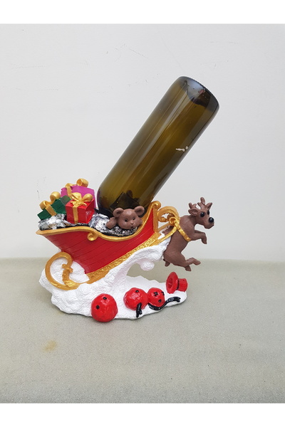 Arose ŞARAPLIK ŞİŞE TUTUCU YENİYIL NOELBABA GEYİK ŞARAPLIK ŞİŞELİK