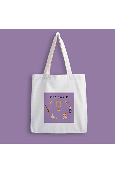 designedfy Emilie platnena torba sa printom