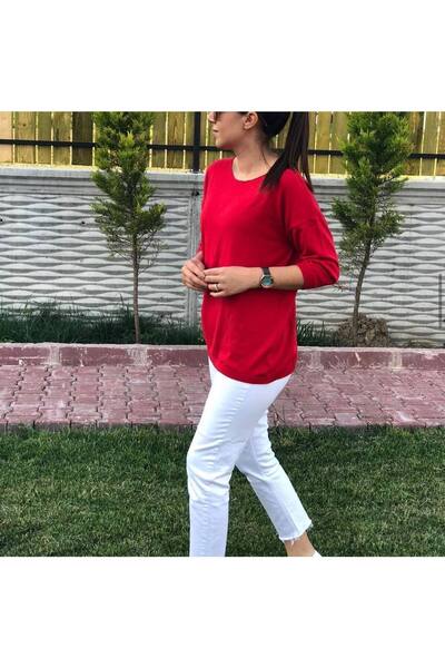 anne moda ankara 100% bumbac, guler larg Tricotaj subțiri largi Mâneci din pânză Buluz