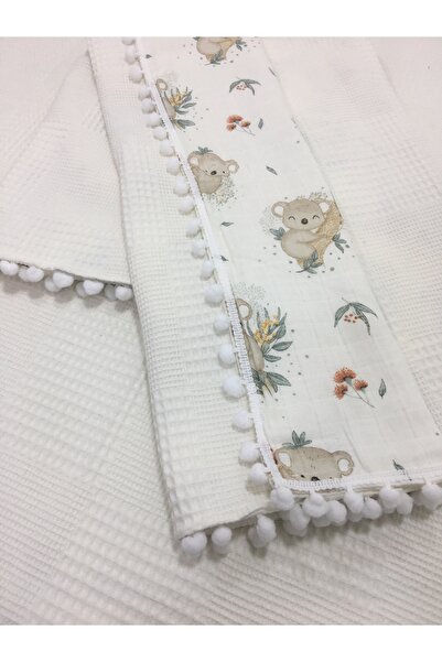 BUSEBABYHOME بطانية أطفال متعددة الأغراض مصنوعة من قماش الموسلين، بيكيه وبوم ...