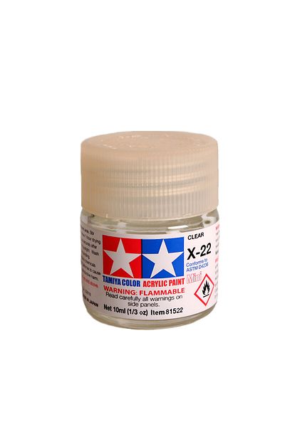 TAMIYA X-22 Shiny Varnish (10 ml), Hobby Painting Material