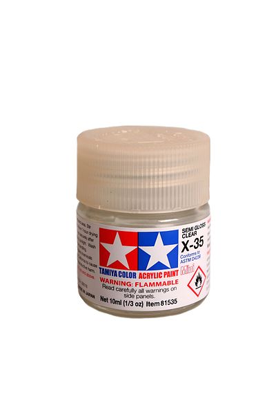 TAMIYA X-35 Semi Matte Varnish (10ml), Hobby Painting Material