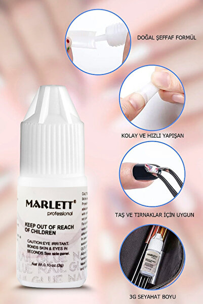 Nera Classy Takma Tırnak Yapıştırıcı Tips Yapıştırıcı Hızlı Yapıştırıcı Tırna...