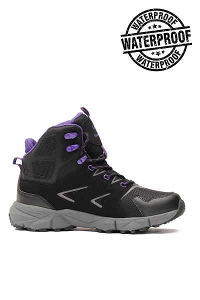 hummel Γυναικείες αδιάβροχες μπότες X-ray Unisex Daily Sports Shoes 900346 -2607μαύρο/μοβ