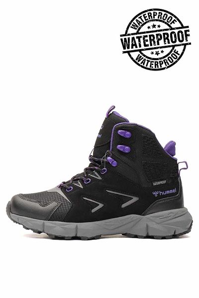 hummel Γυναικείες αδιάβροχες μπότες X-ray Unisex Daily Sports Shoes 900346 -2607μαύρο/μοβ