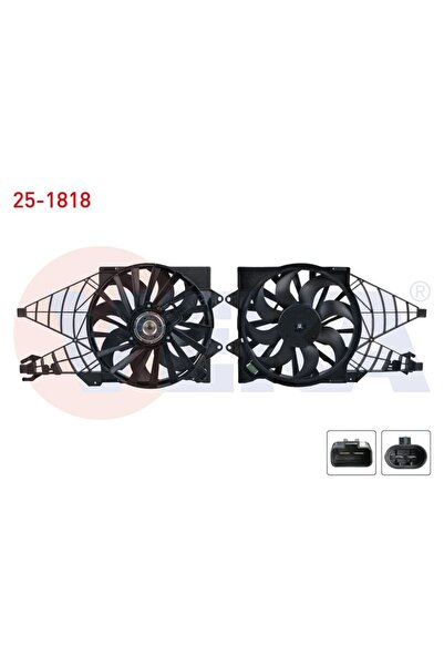 Veka Fan Motoru (SU KLIMA) Davlumbazlı Teklı Fan Fıat Lınea (323) 1.3 Mjt 200...