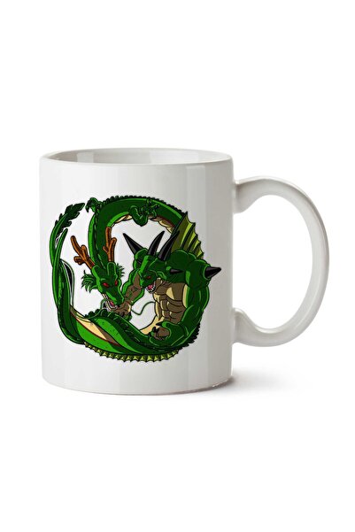 ART HEDİYE كوب دراغون بول شينرون فيرسوس بورونجا مطبوع على الجانبين