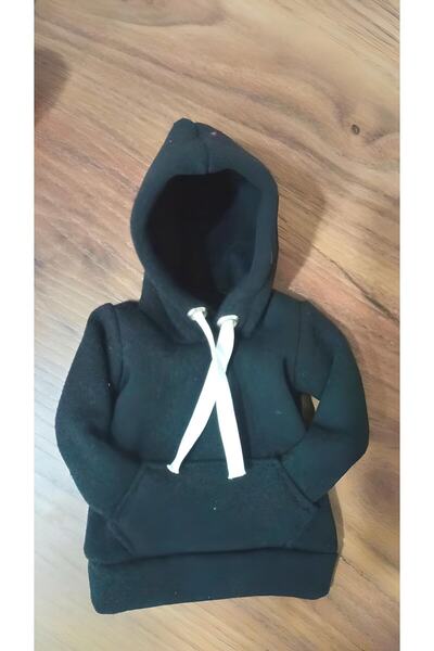 Genel Markalar Siyah Renk Honda Baskılı Vites Kılıfı Kapşonlu Sweatshirt Geçi...