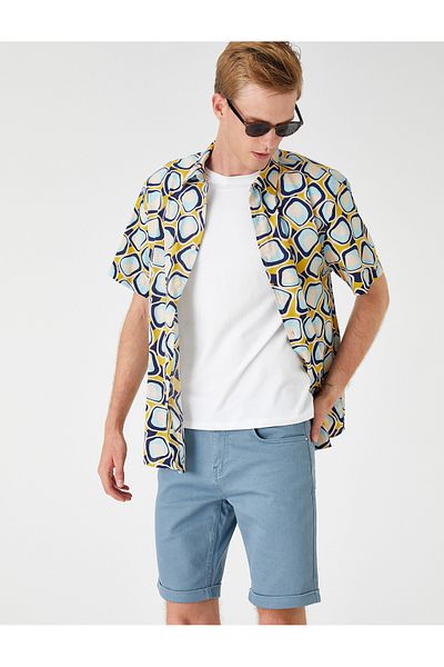 Koton Shorts mit abgestuften Beinen