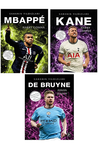 Parodi Yayınları Sahanın Yıldızları MBAPPE - KANE - DE BRUYNE ( Futbolcu Kart...