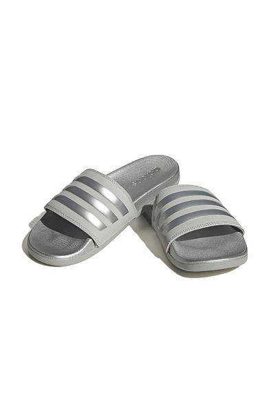 Adidas silver sandals store