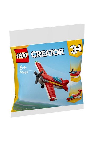 LEGO 30669 Creator 3 in 1 Iconic Red Plane Polybag (51 Pieces)