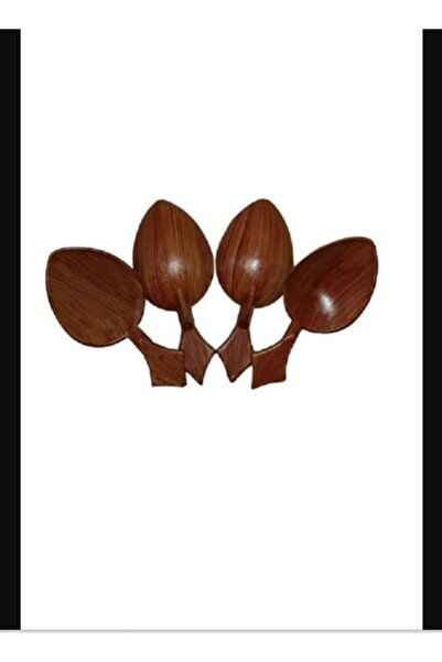 PartAntalya Kısa Saplı Oyun Kaşığı - Plastik - 4 Adet - Parti - Düğün - Eğlence