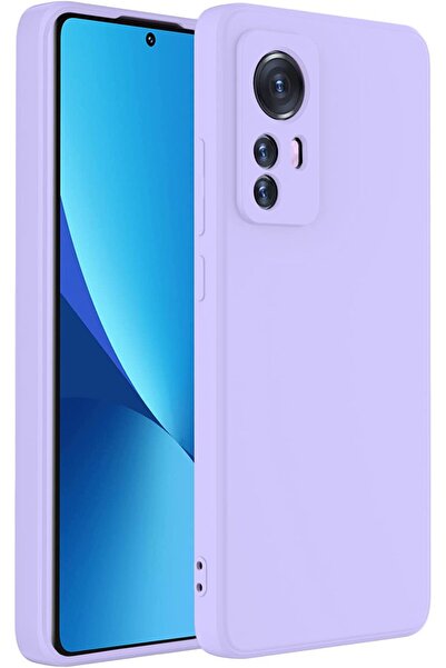 Fibaks Xiaomi Mi 12T - 12T Pro Kılıf Kamera Çıkıntılı Içi Kadife Lansman Yumuşak Dokulu Silikon Kapak
