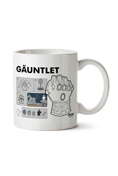 ART HEDİYE Omnipotent Instructions Infinity Gauntlet Ikea Two Side Printed Mug