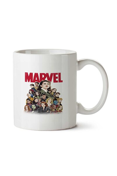 ART HEDİYE كوب مطبوع على الجانبين للفتيات من مارفل