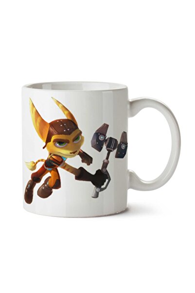 ART HEDİYE كوب مطبوع على الجانبين من Ratchet-Clank-Free-Download-PNG