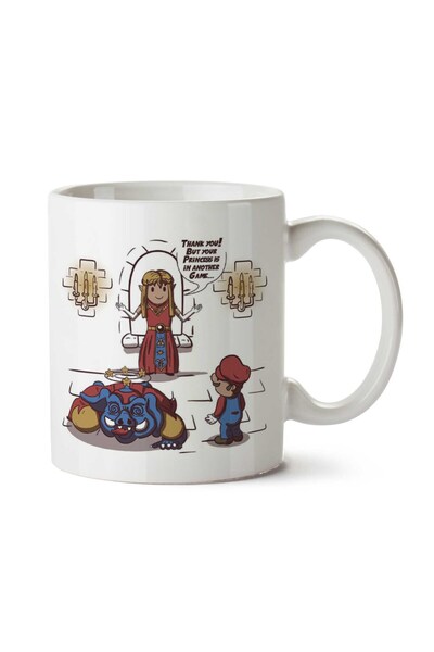 ART HEDİYE كوب ماريو رونج جيم زيلدا مطبوع على الجانبين