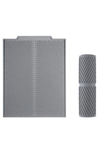 HOLLYHOME Silikon Bulaşık Kurutma Matı, Isıya Dayanıklı Lavabo Süzgeç Nihale Mutfak Tezgahı Mat 43x33cm