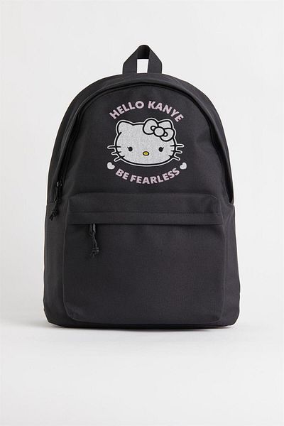 Touz Hello Kanye Be Fearless Printed Unisex Backpack