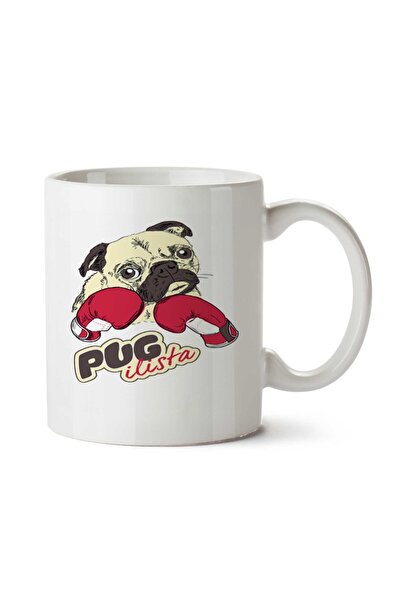 ART HEDİYE كوب بوجيليستا بوكسينغ دوج مطبوع على الجانبين