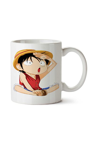 ART HEDİYE One Piece Monkey D. Luffy Two Sided Printed Mug