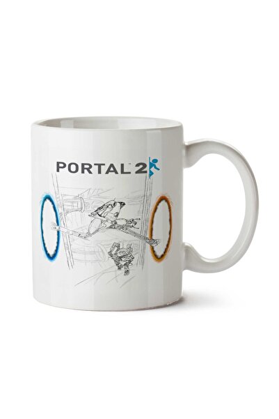 ART HEDİYE Portal 2 - كوب مطبوع على الجانبين من Personagens