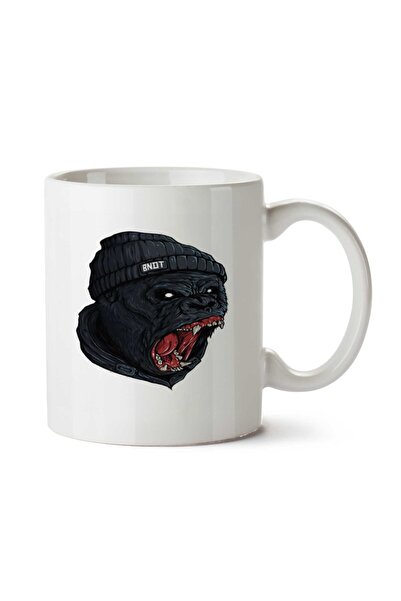 ART HEDİYE كوب غوريلا رائع مطبوع على الجانبين