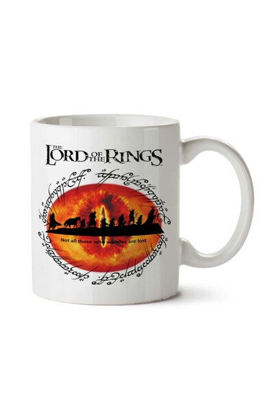 ART HEDİYE كوب LORD OF RINGS بتصميم علوي مطبوع على الجانبين