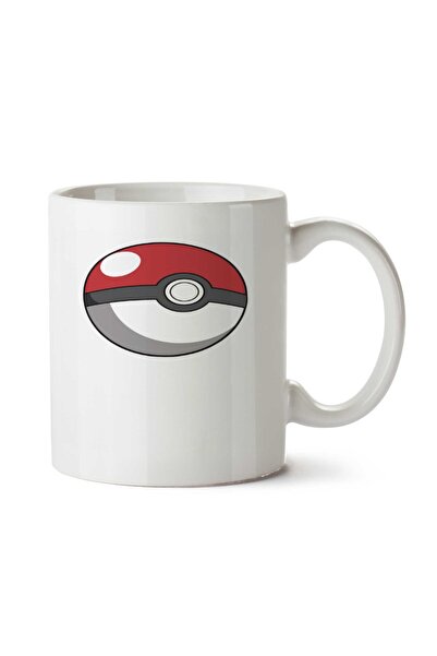 ART HEDİYE POKEBOLA Pokemon Ball Two Side Printed Mug Cup