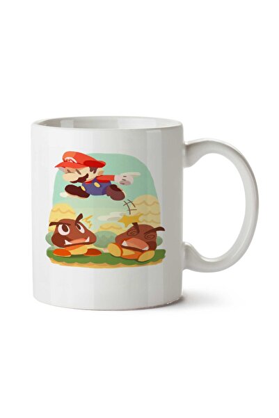 ART HEDİYE كوب ماريو - Jump in goombas مطبوع على الجانبين