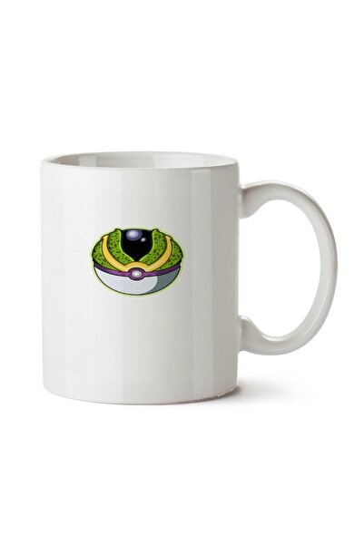 ART HEDİYE Pokebola Cell Pokemon Ball Two Sided Printed Mug Cup