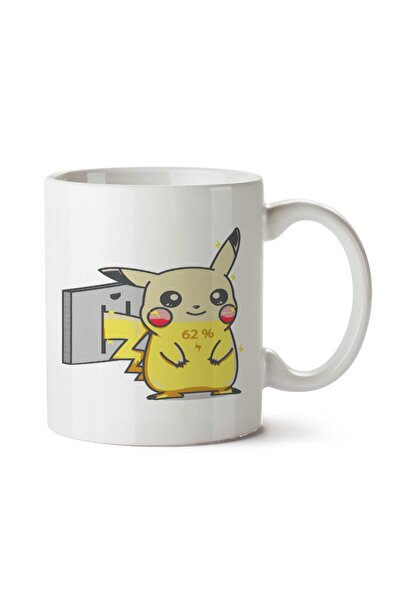 ART HEDİYE كوب بيكاتشو تشارجر مطبوع على الجانبين