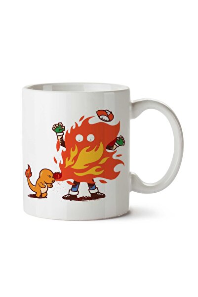 ART HEDİYE كوب بوكيمون فايل تشارماندر مطبوع على الجانبين