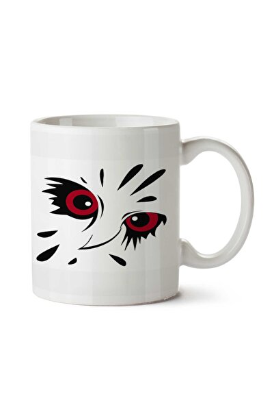 ART HEDİYE OWL EYES Owl Eyes Two Side Printed Mug Cup