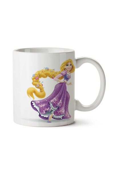 ART HEDİYE كوب Rapunzel-PNG-Mesh مطبوع على الجانبين