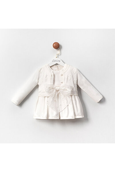 Cumino Baby Girl Dress with Cardigan (9-12-18-24 M)