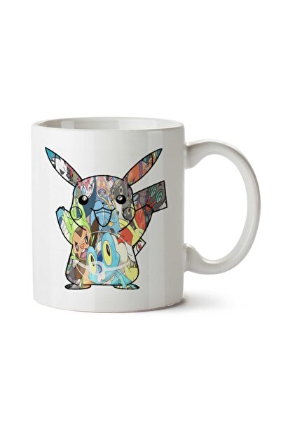 ART HEDİYE POKEMON 2 Two Side Printed Mug Cup