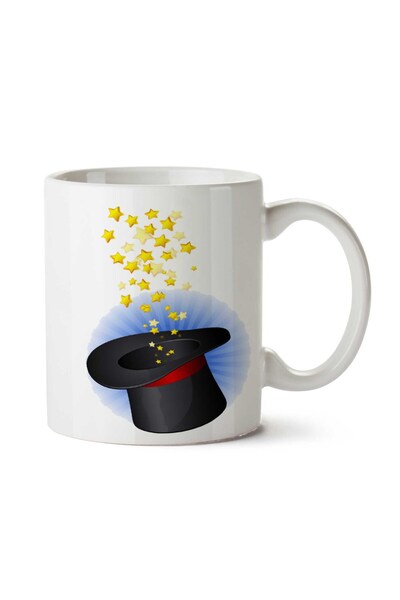 ART HEDİYE كوب مطبوع على الجانبين من Magic-Hat-Download-PNG