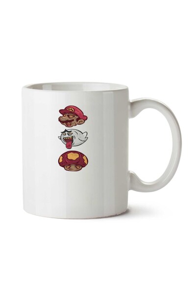 ART HEDİYE كوب ماريو 444 مطبوع عليه شخصيات اللعبة على الجانبين