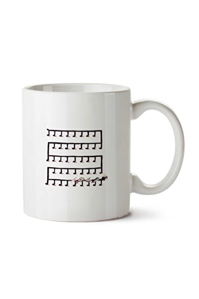 ART HEDİYE كوب موسيقى مايسترو مطبوع على الجانبين