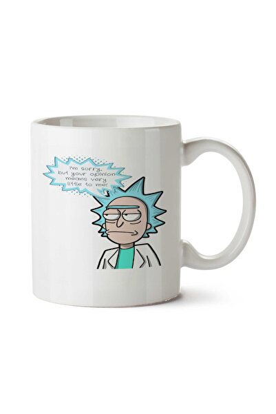 ART HEDİYE كوب ريك إي مورتي ثينك مطبوع على الجانبين