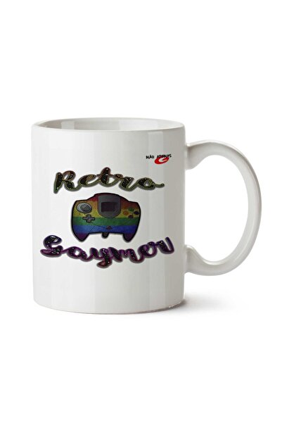 ART HEDİYE كوب ريترو جيمر مطبوع على الجانبين