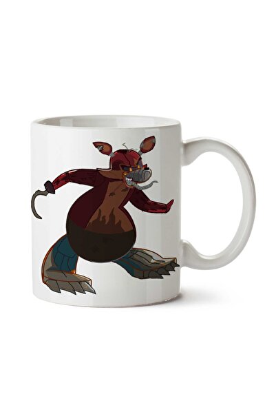 ART HEDİYE كوب Nightmare-Foxy-PNG مطبوع على الجانبين