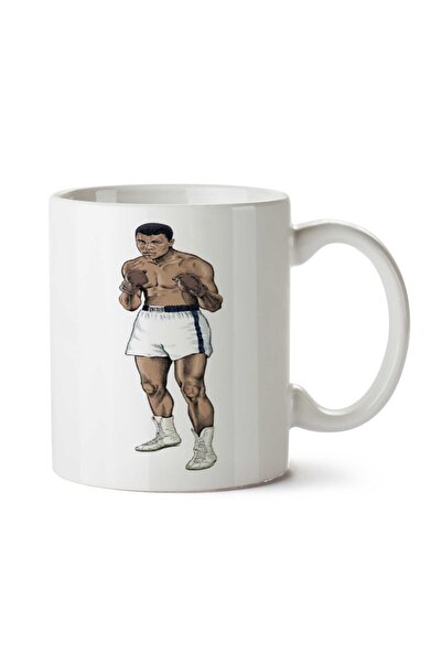 ART HEDİYE كوب محمد علي بوكسينغ مطبوع على الجانبين