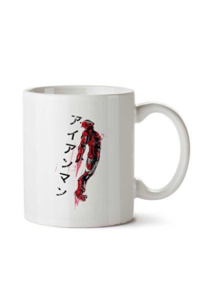 ART HEDİYE كوب ريد صن توني ستارك آيرون مان مطبوع على الجانبين