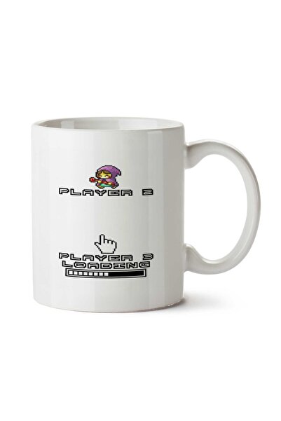 ART HEDİYE كوب مطبوع على الجانبين من Player 3 Loading