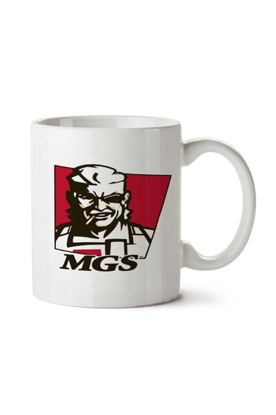 ART HEDİYE كوب مطبوع عليه شعار MGS KFC على الجانبين