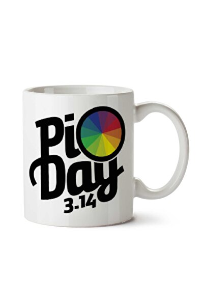 ART HEDİYE كوب مطبوع على الجانبين من PI Day Of The Century